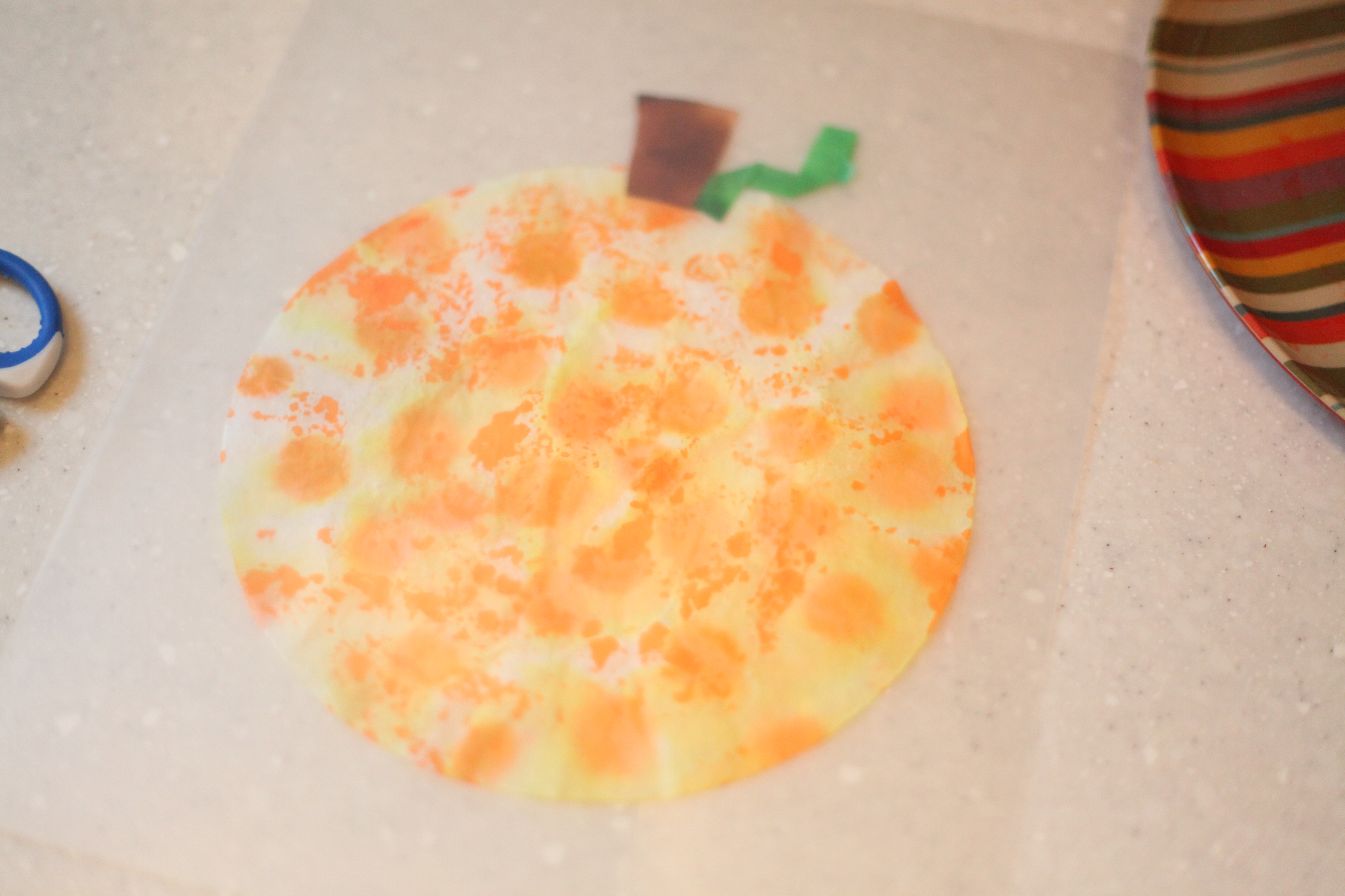 Coffee Filter Stained Glass Pumpkins The Eastwood Aviary