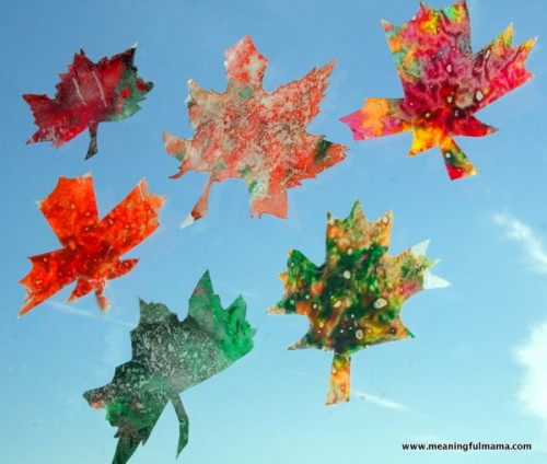 Crayon Leaves