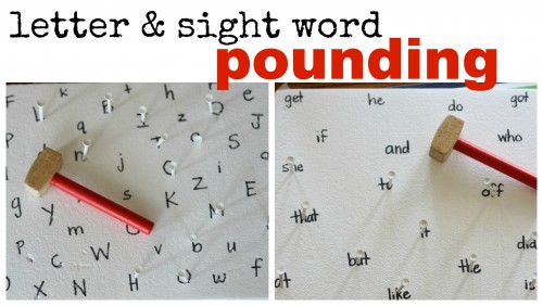Letter & Sight Word Pounding