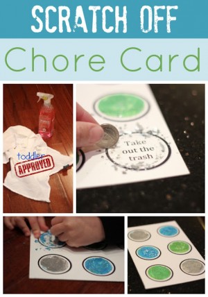 Scratch Off Chore Card