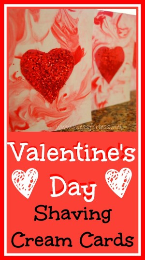 Valentines Day Shaving Cream Cards