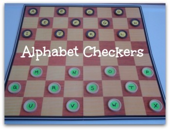 Alphabet Checkers
