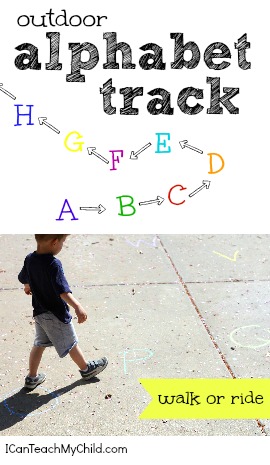 Outdoor Alphabet Track
