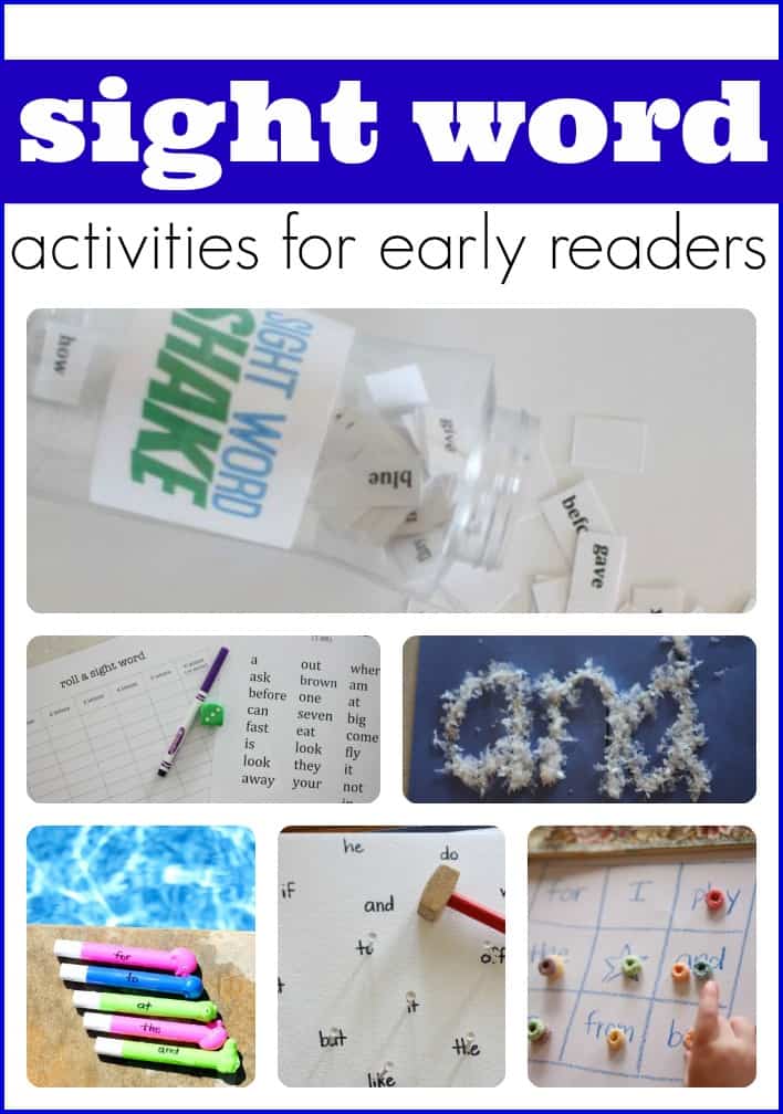 Teach  for I Sight sight Child! My Can  Kids Activities word Word  activities the
