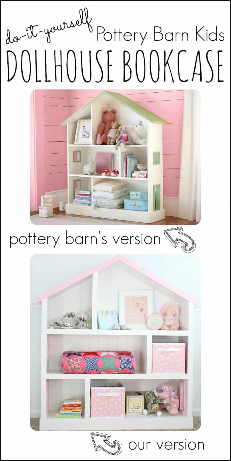 DIY Dollhouse Bookcase - I Can Teach My Child!
