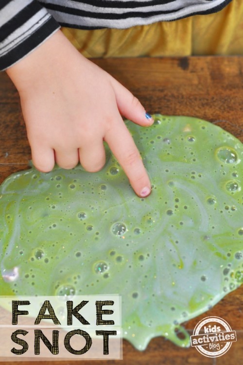 how-to-make-fake-snot