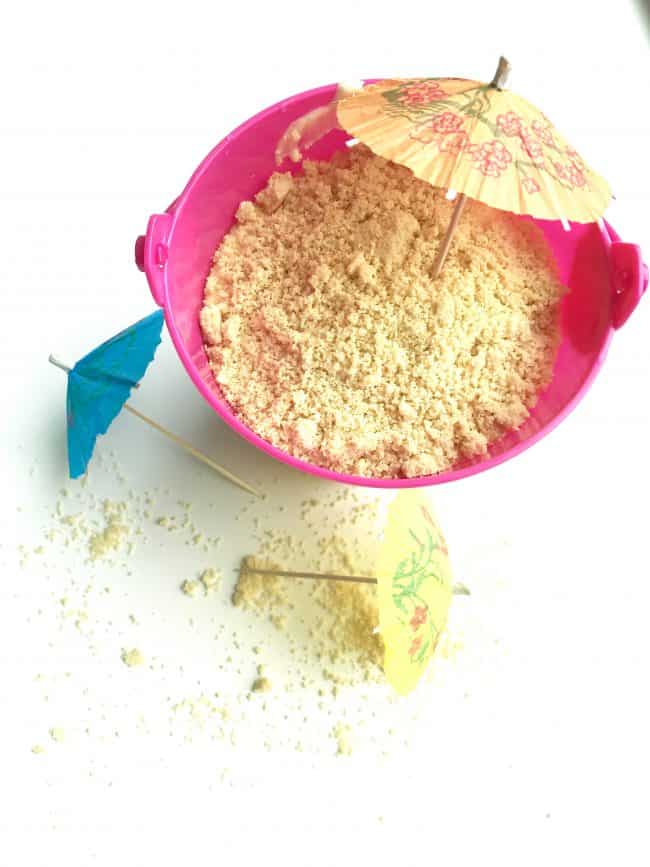 edible sand bucket