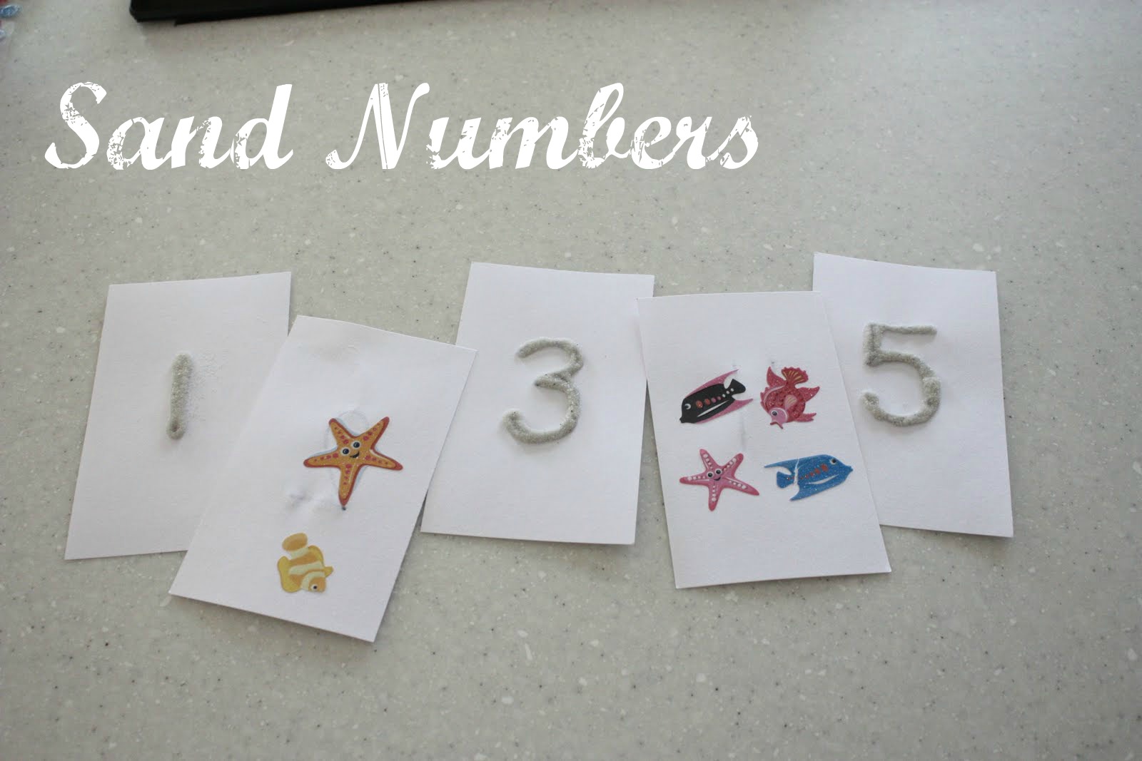 Sand Numbers I Can Teach My Child!