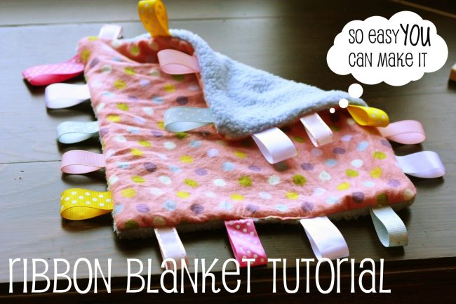 DIY Taggie Blanket for Baby