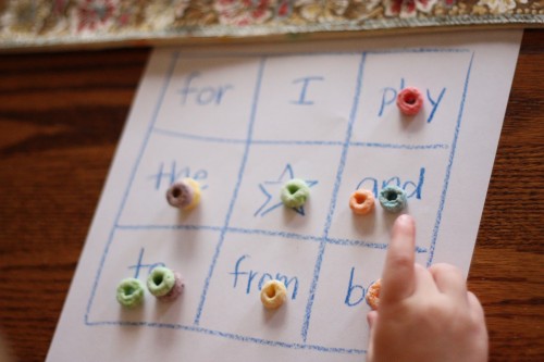 sight word bingo