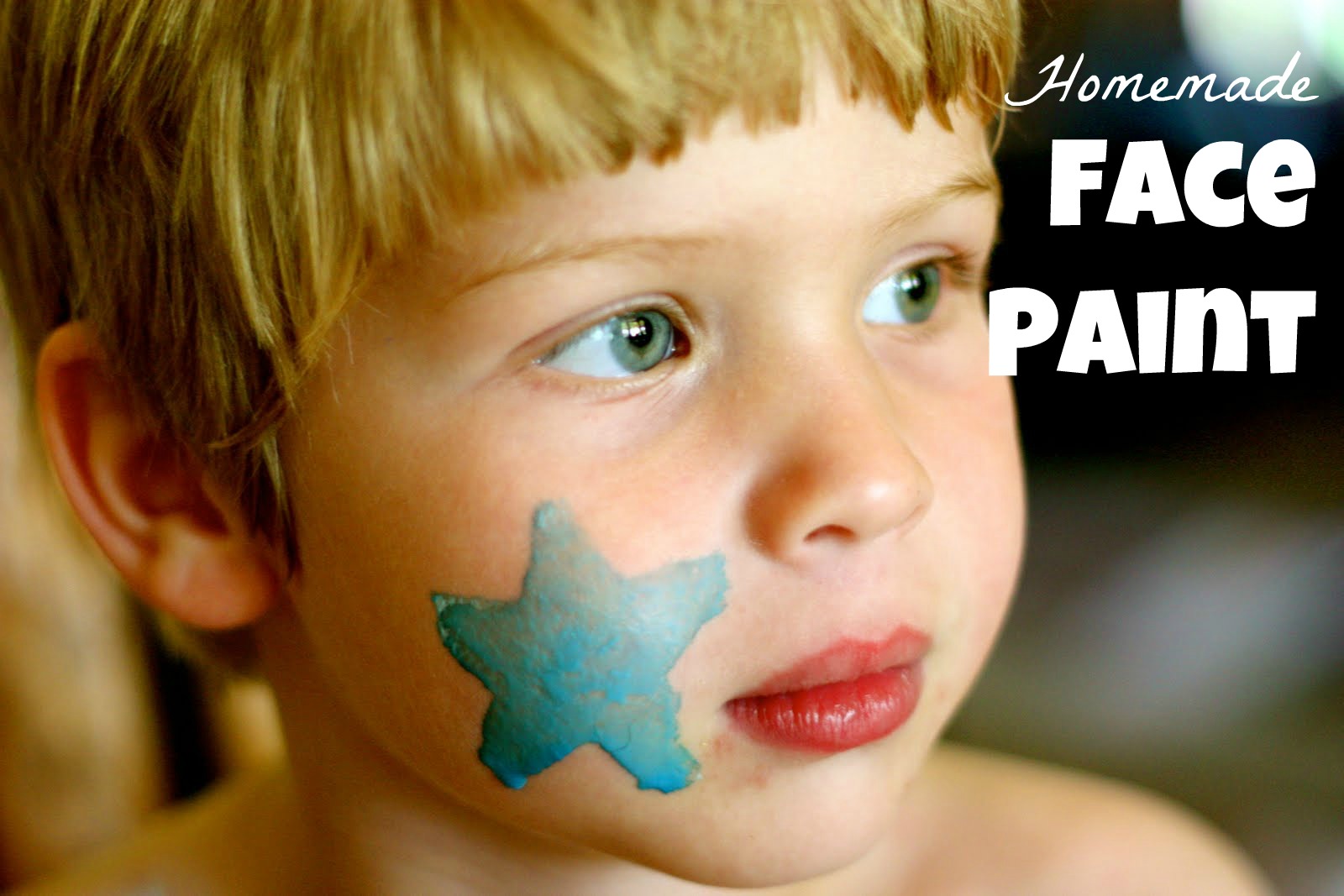 Homemade Face Paint… using only 3 ingredients!