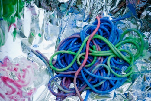 Painting with Spaghetti