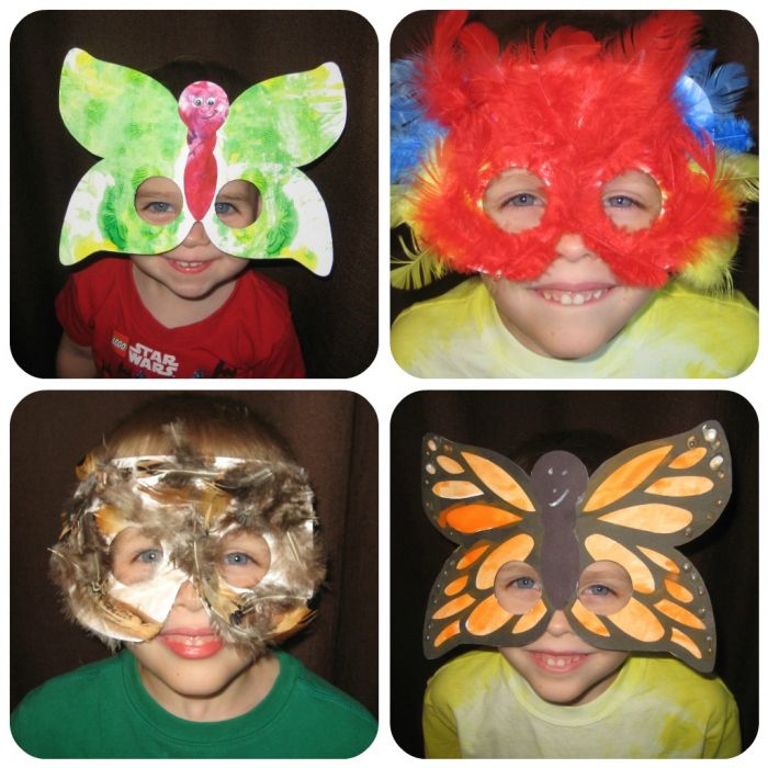 Making Bird & Butterfly Masks {Guest Post} - I Can Teach My Child!