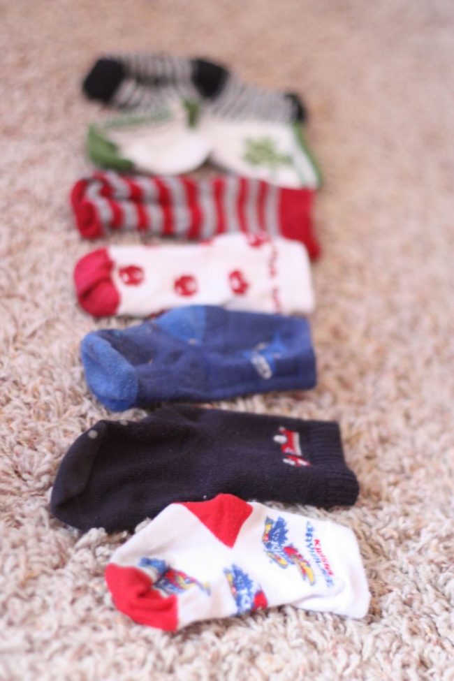 Toddler Time:  Matching Socks