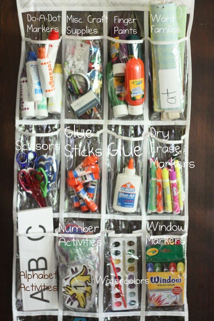 Our New School/Craft Supply Organization - I Can Teach My Child!