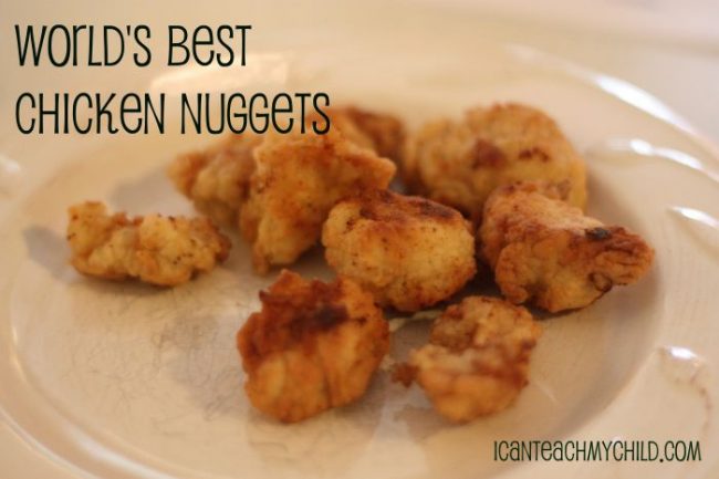 World’s Best {Homemade} Chicken Nuggets