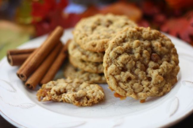 Caramel Oatmeal Cookies
