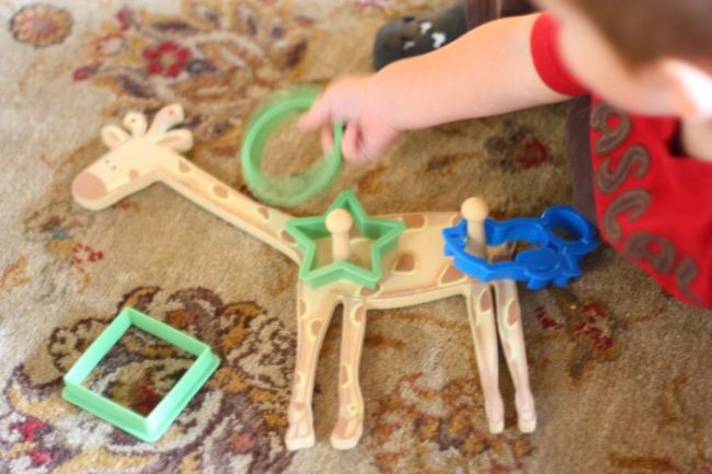 Toddler Time:  Sorting Cookie Cutters