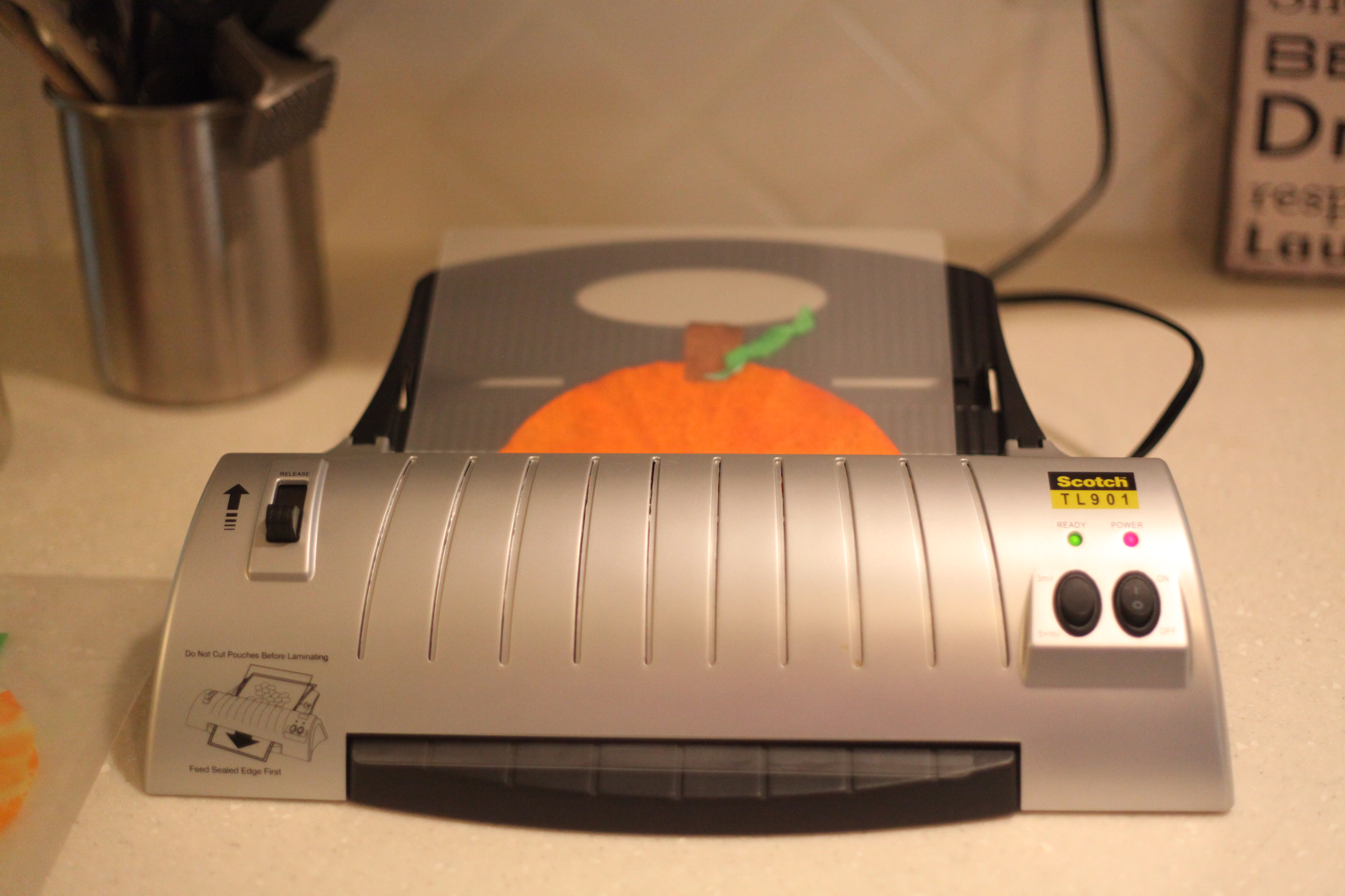 Coffee Filter 'Stained Glass' Pumpkins I Can Teach My Child!