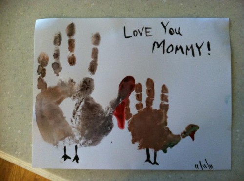 turkey handprints