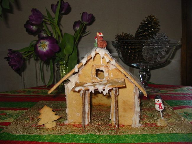 Making a Healthy Gingerbread House