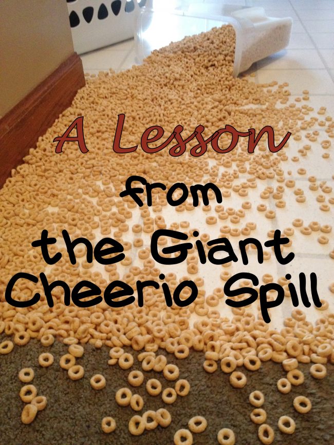 A Lesson from the Giant Cheerio Spill