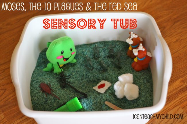Bible-Based Sensory Tub:  Moses, the Plagues & and the Red Sea