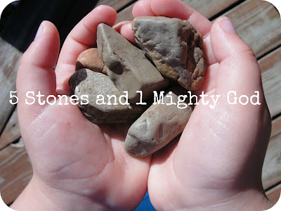 David and Goliath Craft: 5 Stones and 1 Mighty God