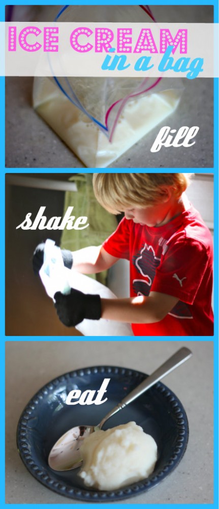 How to make ice cream in a bag in 5 kid-friendly steps