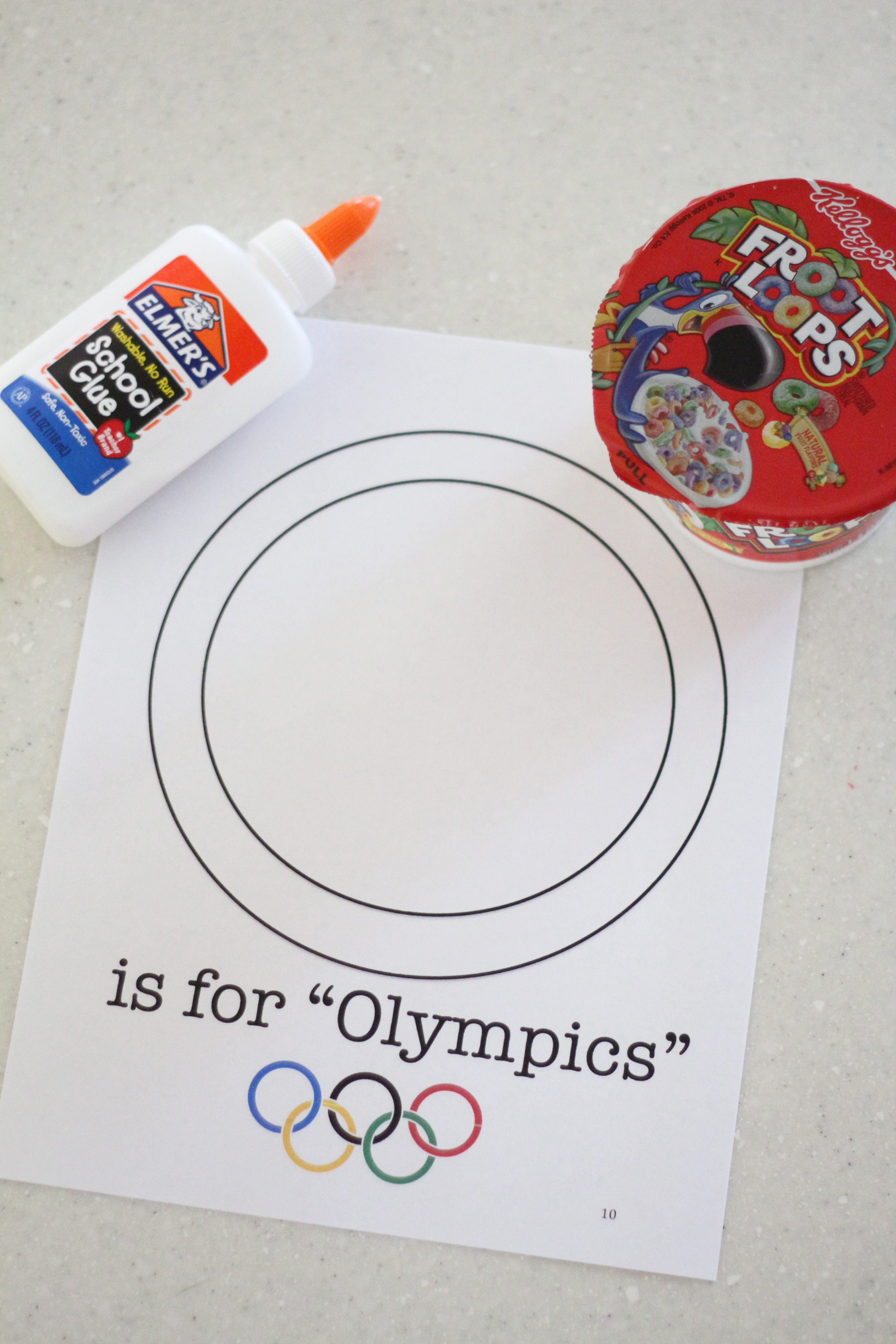 O is for "Olympics" Craft I Can Teach My Child!