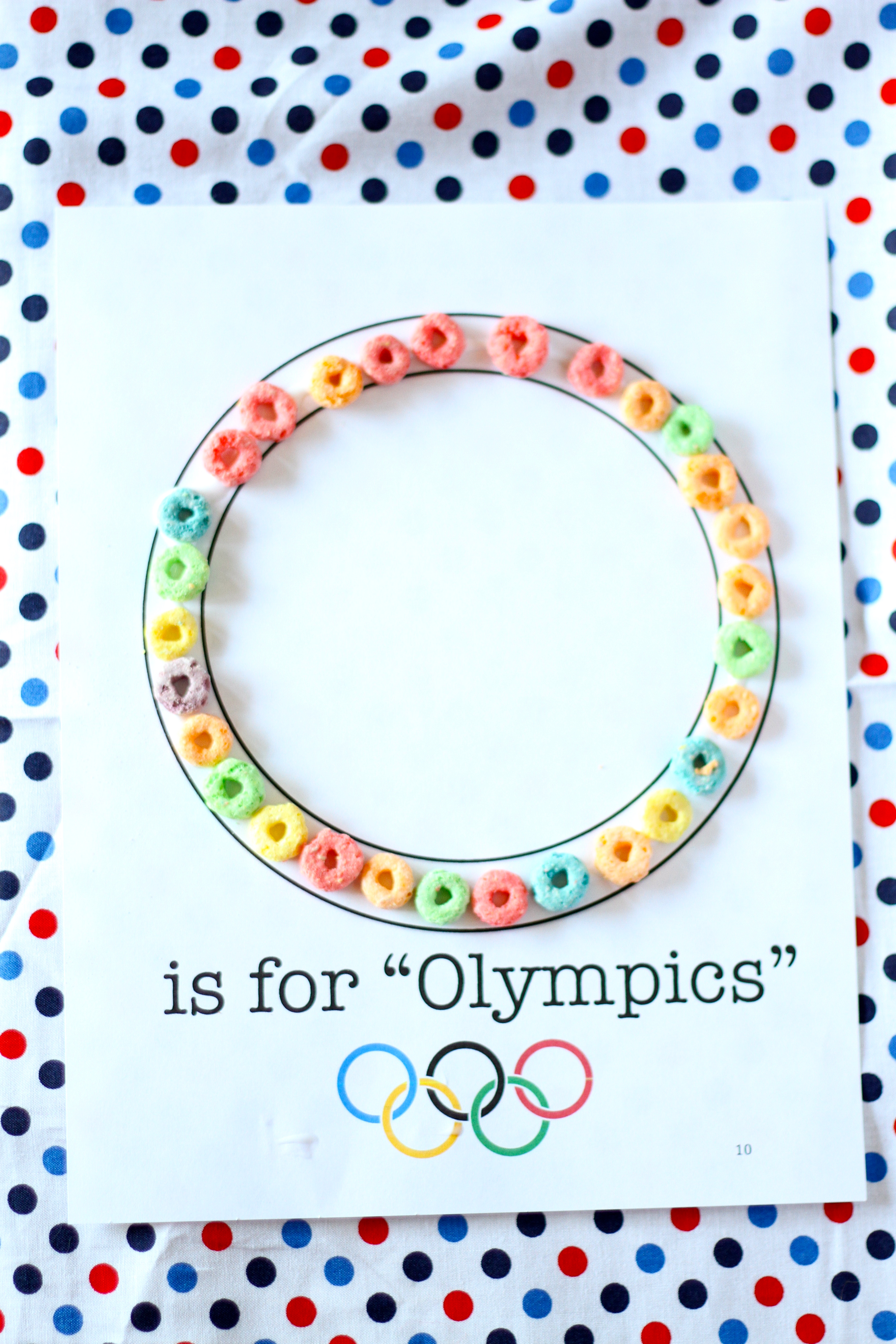 O is for "Olympics" Craft I Can Teach My Child!