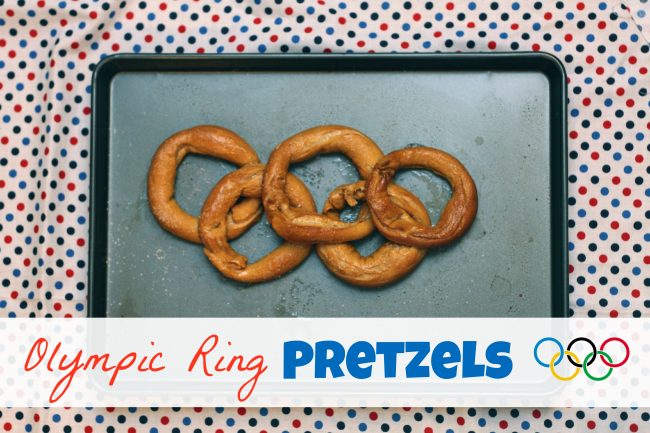 Olympic Ring Pretzels
