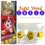 Target dollar spot race track tape to practice sight words