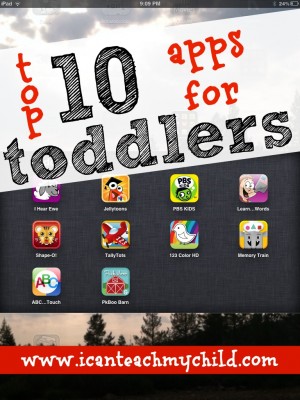 Top 10 Apps for Toddlers