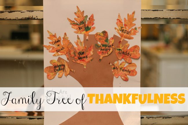 Family Tree of Thankfulness