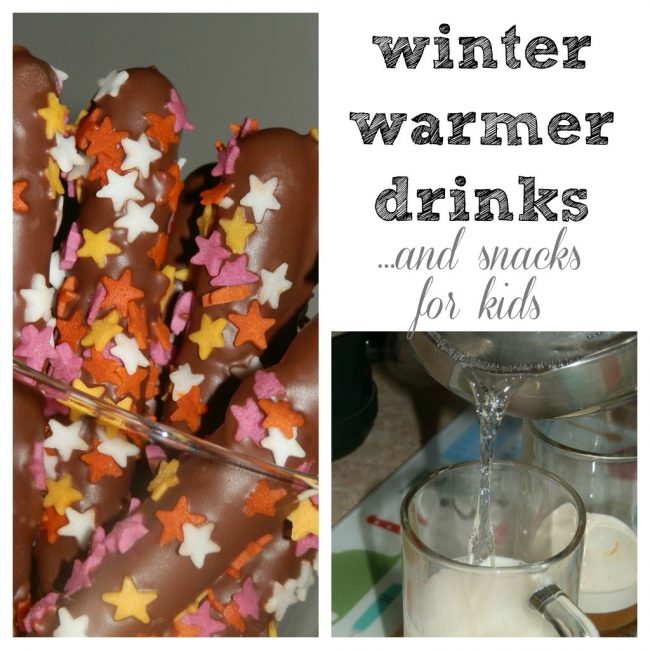 Winter Warmer Drinks and Snacks for Kids