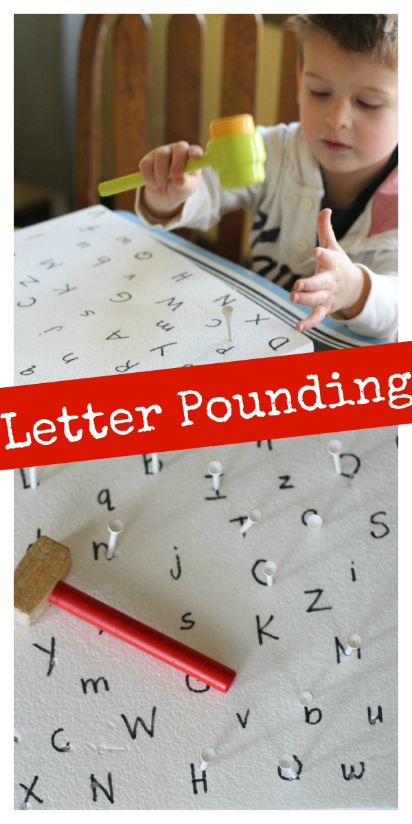 Sight Word and Letter Pounding