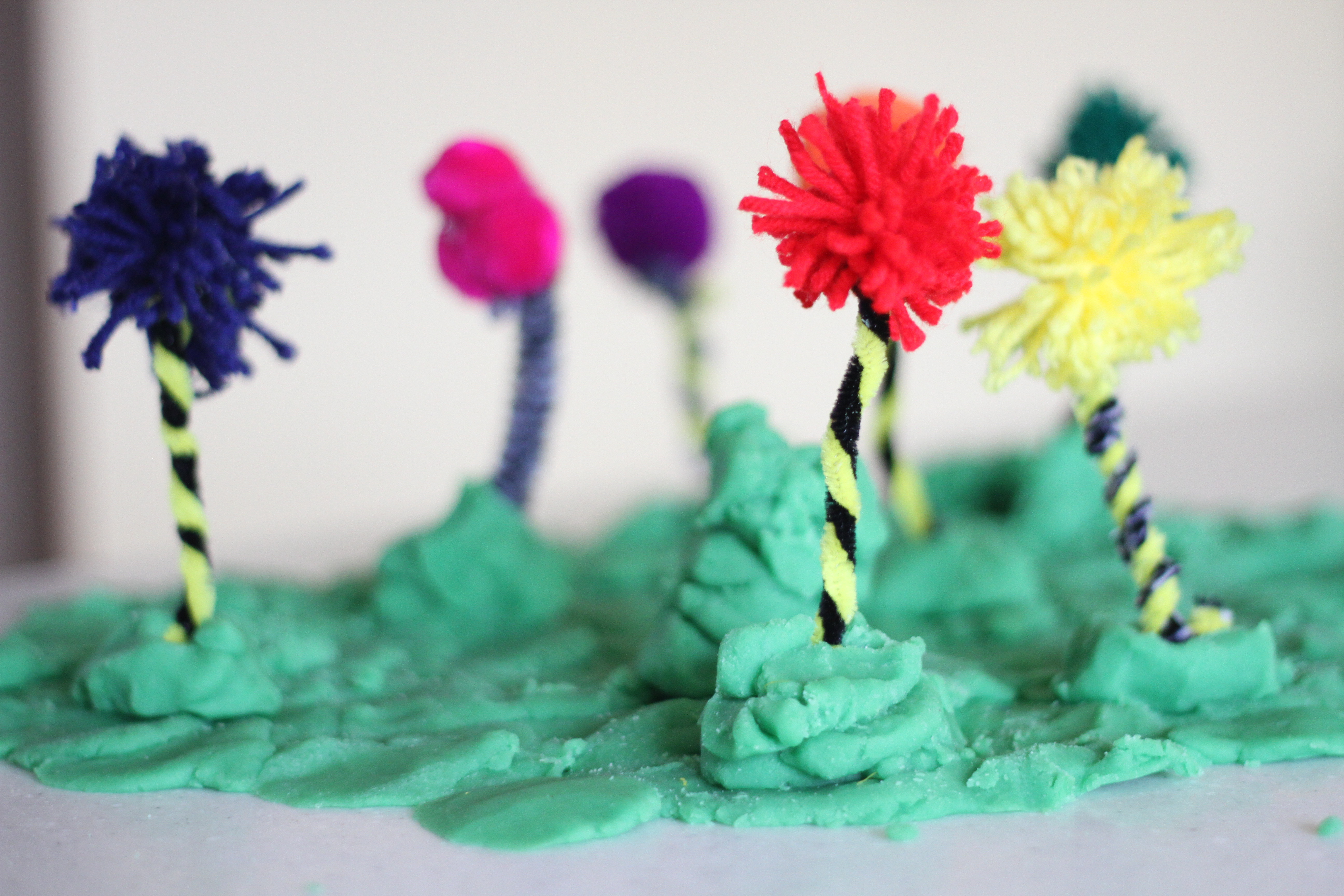 Truffula Tree Craft from "The Lorax" - I Can Teach My Child!