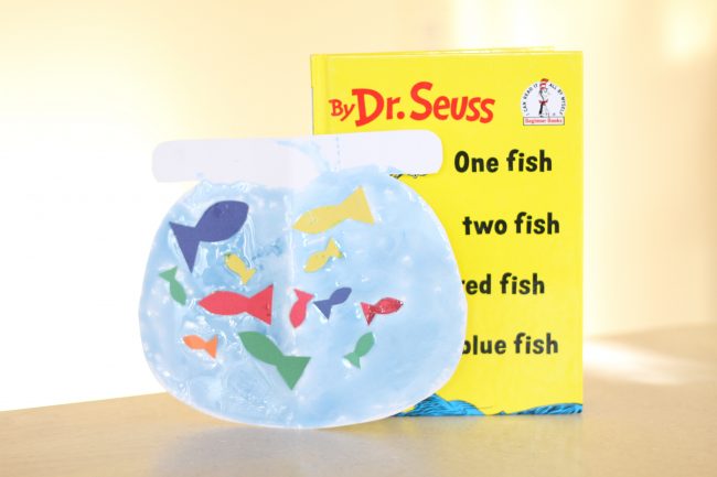 One Fish, Two Fish, Red Fish, Blue Fish:  Dr Seuss Fish Bowl Craft