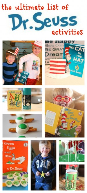 Ultimate List of Dr. Seuss Activities!  So many fun ideas!