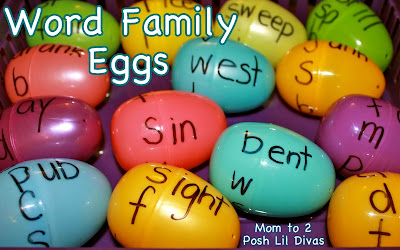 Word Family Eggs