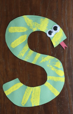 S is for Snake: Alphabet Craft - I Can Teach My Child!