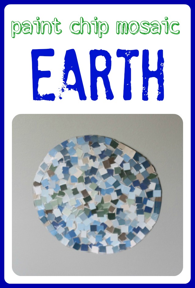 Paint Chip Mosaic Earth