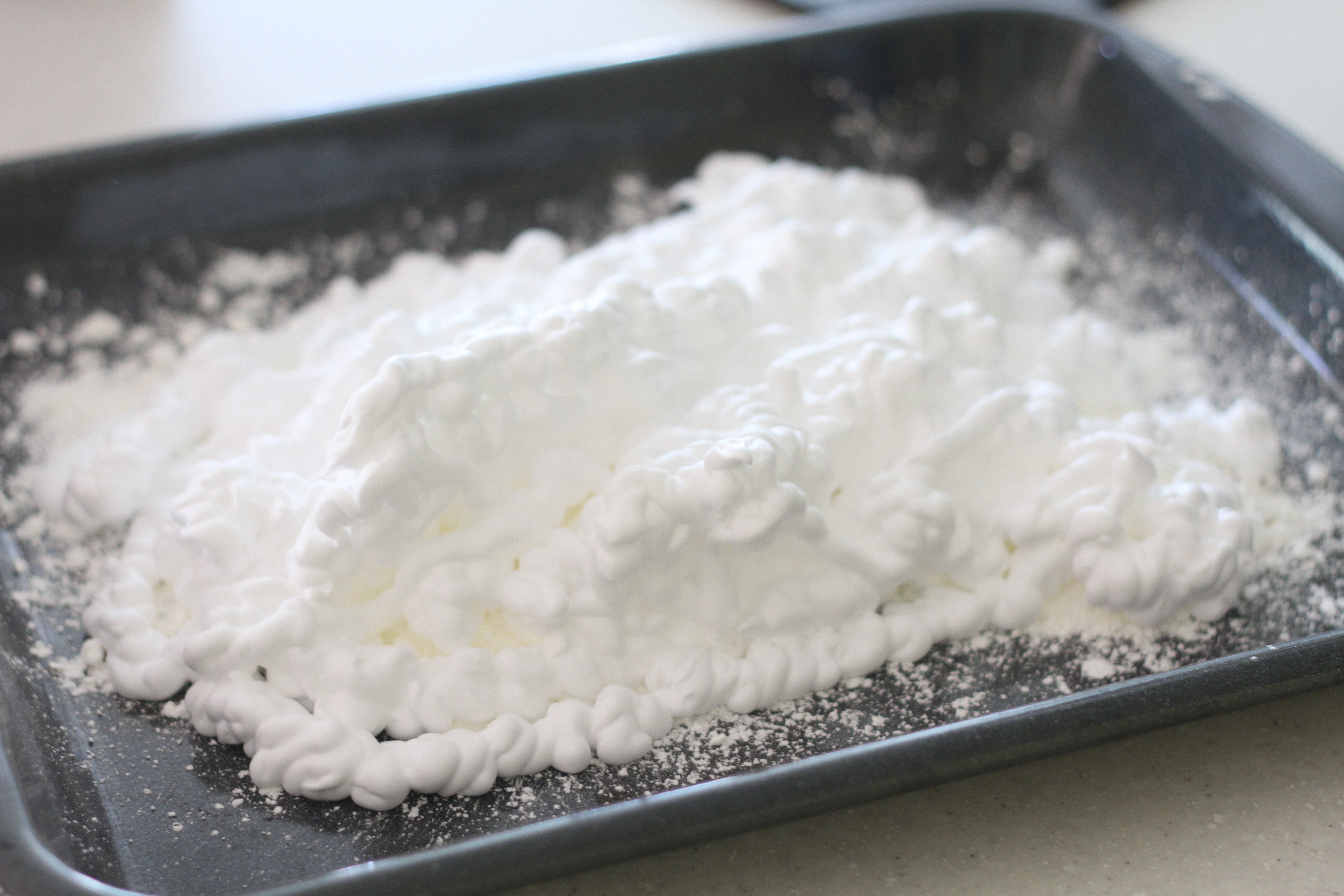 Shaving Cream + Cornstarch = Fun I Can Teach My Child!