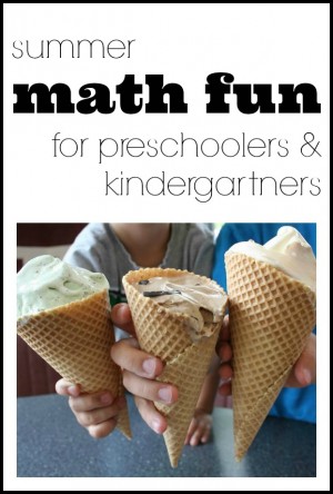 Summer Math Fun for Preschoolers & Kindergarteners