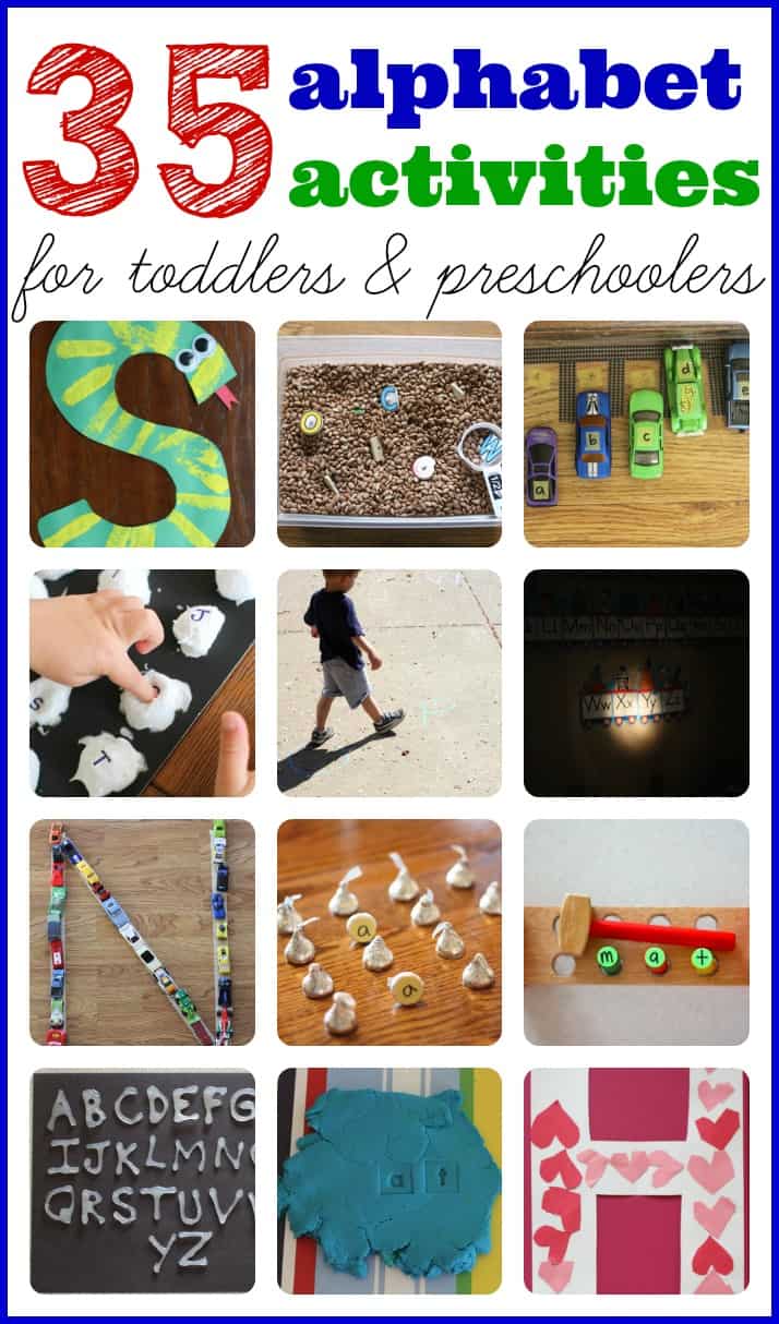 Teaching Letters And Numbers To Preschoolers 35  Alphabet Activities For Toddlers And Preschoolers