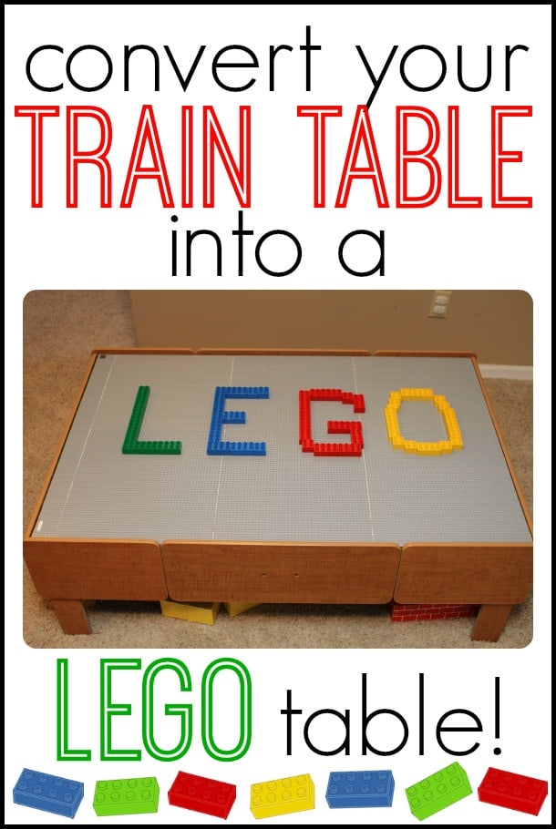 Convert Your Train Table into a DIY LEGO table