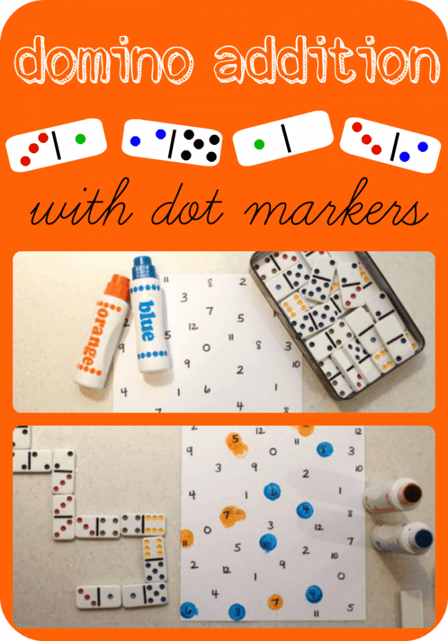 Domino Addition with Dot Markers