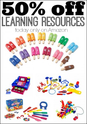 50 off Learning Resources Today Only on Amazon