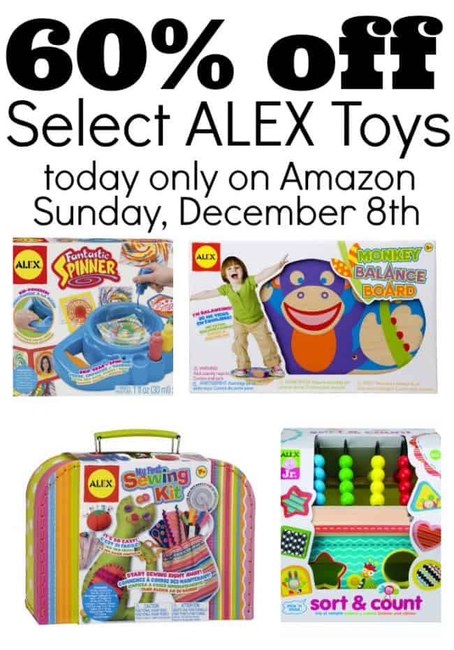 60% Select ALEX Toys Today Only (Sunday, December 8th)